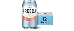 Fresca Peach Soda Soft Drink Fridge Pack Cans, 12 fl oz, 12 Pack | Zero sugar, no caffeine, and no calories