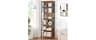 HOMISSUE Tall Bookshelf, 7-Tier Book Shelf, Rustic Wood Metal Bookshelves and Bookcases, Freestanding and Industrial ...