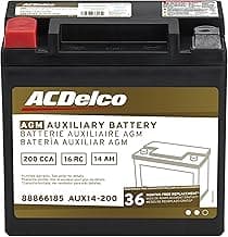 ACDelco Gold AUX14-200 (88866185) 36 Month Warranty Auxiliary AGM 200 CCA Battery