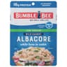 Bumble Bee Low Sodium Chunk White Albacore Tuna in Water, 2.5 oz Pouch - Ready to Eat Wild Caught Tuna Packet - 16g P...