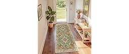 RELEANY Area Rugs 2'x6' Runner Rug Non Slip Washable for Kitchen Hallway Bedroom Beside Laundry Room Bathroom Rug, Fl...