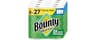 Bounty Quick-Size Paper Towels, White, 8 Family Triple Rolls = 27 Regular Rolls