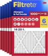 Filtrete 14x20x1 Air Filter, MERV 11, MPR 1000, 6 HVAC Filters