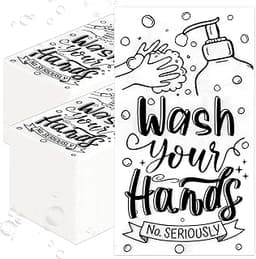 200 PCS Disposable Hand Towels for Bathroom Wash Your Hands Paper Napkins Bathroom Etiquette Paper Guest Towels Dispo...