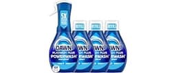 Dawn Powerwash Spray, Dish Soap, Dishwashing Liquid, Fresh, 1 Starter Kit + 3 Refills, 4x16 Fl Oz