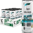 CELSIUS PLAYA VIBE Sparkling Pina Colada, Sugar Free Energy Drink, 12 Fl Oz (Pack of 12)