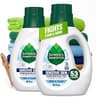 Seventh Generation Laundry Detergent, Free & Clear, 40 oz, Pack of 2