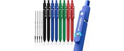 STAGEEK GX3 Colorful Gel Pens, 8 Pcs Colored Pens Fine Point Smooth Writing Pens, 0.7mm Quick Dry Retractable Multi C...