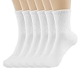 BomKinta Women Casual Calf Socks - Cute Cotton Crew Socks - Soft Above Ankle Sock Gifts 6 Pairs Size 5-10