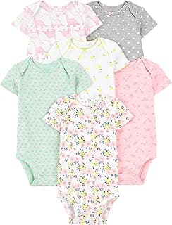 Simple Joys by Carter's Baby-Girls 6-Pack Short-Sleeve Bodysuit