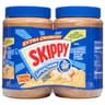 SKIPPY Chunky Peanut Butter, Crunchy Peanut Butter, Twin Pack, 40oz Jars