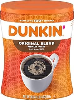Dunkin' Original Blend Medium Roast Ground Coffee, 30 Ounce
