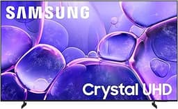 Samsung 65-Inch Class Crystal UHD U8000F 4K Smart TV (2025 Model) Endless Free Content, Crystal Processor 4K, MetalSt...