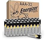 Energizer Alkaline Power AAA Batteries, 32 Count, Long-Lasting Triple A Batteries, Suitable for Everyday Electronics ...