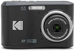 Kodak PIXPRO Friendly Zoom FZ45-BK 16MP Digital Camera with 4X Optical Zoom 27mm Wide Angle and 2.7" LCD Screen (Black)