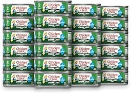 Chicken of the Sea Wild Caught Chunk Light Tuna, 5 Ounce Cans, 24-Count – High Protein 100% Classic Chunk Tuna in Wat...