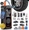 OlarHike Tire Inflator Portable Air Compressor, 150PSI Dual Power - 6000mAh & 12V DC, Cordless Air Pump for Car Tires...