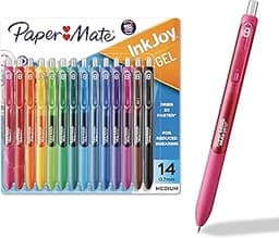 Paper Mate InkJoy Gel Pens, Assorted, Medium Point (0.7mm), 14 Count - Smooth Writing, Back to School, Teacher Suppli...