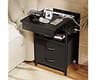 Lazzanto Nightstand Hidden Drawer Charging Table - Night Stand with Charger Station and Sliding Top Storage, Morden B...