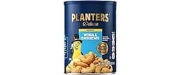 PLANTERS Deluxe Salted Whole Cashews, Party Snacks, Plant-Based Protein, Quick Snack for Adults, After School Snack, ...