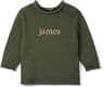 Personalized Knit Rollneck Baby Sweater, Breathable Cotton Classic Rollneck, Warm Cozy for Infants & Toddlers Gift