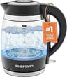 Chefman Electric Kettle, 1.8L 1500W, Hot Water Boiler, Removable Lid for Easy Cleaning, Auto Shut Off, Boil-Dry Prote...