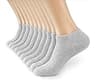 MONFOOT Men's/Women's 10-20 Pairs Thin Cotton Low Cut Ankle Socks, Multipack