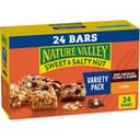 Nature Valley Sweet and Salty Nut Granola Bars, Variety Pack, 24 Bars, 28.8 oz