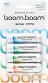 BoomBoom Nasal Stick | Vapor Flow Technology | Cool Refreshing Sensation | Natural Mood Boost | Simple Ingredients | ...