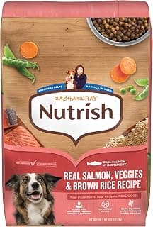 Nutrish Salmon Dry Dog Food, 26 lb. Bag (Rachael Ray) | Complete & Balanced Nutrition for Small, Medium and Large Bre...