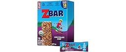 Zbar - Chocolate Chip - Soft-Baked Energy Snack Bars - Non-GMO - 12g Whole Grains - USDA Organic Granola Bars (18 Pack)