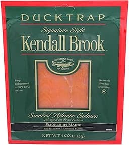 Ducktrap River Responsibly Farmed Plain Smoked Salmon, 4 OZ