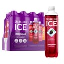 Sparkling Ice Purple Variety Pack, Flavored Water, Zero Sugar, with Vitamins and Antioxidants, 17 fl oz, 12 count (Bl...