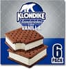 Klondike Ice Cream Sandwich Vanilla 6 Count for a Delicious Frozen Dessert Kosher Certified Ice Cream Simple Dessert ...