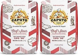 Antimo Caputo 00 Chef's Flour 1 Kilo Bag Pack of 2 by Caputo