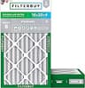 Filterbuy 16x25x4 Air Filter MERV 8 Essential Dust & Allergy Defense (2-Pack), Electrostatic Pleated HVAC AC Furnace ...