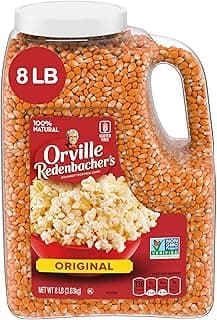 Orville Redenbacher's Gourmet Popcorn Kernels, Original Yellow, 4g Fiber Per Serving, 8 lb.