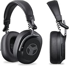 TREBLAB U5 Bluetooth Headphones Over the Ear, Hybrid ANC, 65H Playtime | Foldable Wireless Headphones with Mic, Memor...