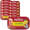 King Oscar Skinless & Boneless Salmon in Olive Oil Lemon, 4.05 oz, 12-Pk