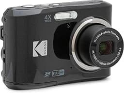 Kodak PIXPRO FZ45 16MP Compact Digital Camera, 4X Optical Zoom, AA, Black