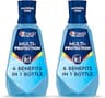 Crest Pro-Health Advanced Mouthwash, Alcohol Free, Multi-Protection, Fresh Mint, 1 L (33.8 fl oz), Pack of 2, Blue