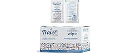 Hand Sanitizing Travel Wipes – 30ct Individually Wrapped | Fresh Citrus Scent, Moisturizing, 70% Alcohol Wipes | Trav...