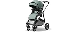 Mompush Wiz 2 in 1 Baby Stroller with Infant Pramette Mode, One Hand Fold Convertible Newborn to Toddler Stroller wit...