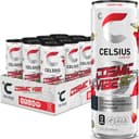 CELSIUS COSMIC VIBE Sparkling Fruit Punch, Sugar Free Energy Drink, 12 Fl Oz (Pack of 12)