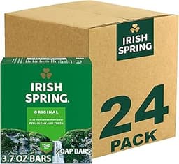 Irish Spring Bar Soap for Men, Original Clean, Smell Fresh and Clean for 12 Hours, Men Soap Bars for Washing Hands an...