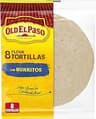 Old El Paso Flour Tortillas for Burritos, Meal Prep, 8 Ct, 11 oz