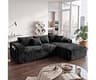 Couch ≈94inch,L-Shaped Sofa,Boneless Couch,with Chaise (Black, 94IN) | Apartment living room sofa,The Couch shapes ca...