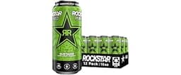 Rockstar Energy Drink Punched Hardcore Apple, 16oz Cans (12 Pack)