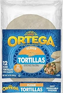 Ortega Flour Tortillas, 6 Inch, 12 Tortillas