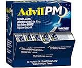 Advil PM Pain Reliever and Nighttime Sleep Aid, Pain Medicine with Ibuprofen for Pain Relief and Diphenhydramine Citr...